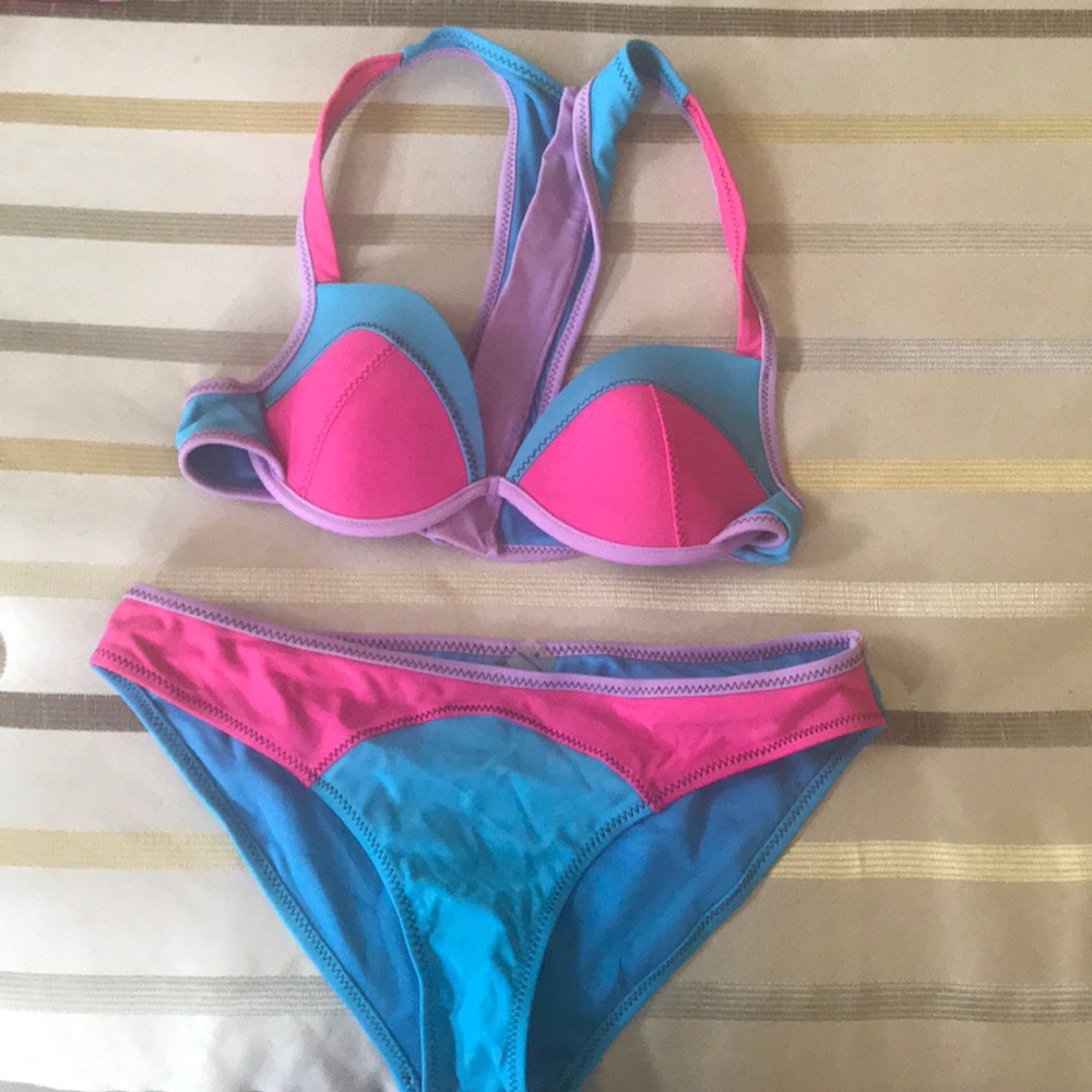 Zipper bathing suit